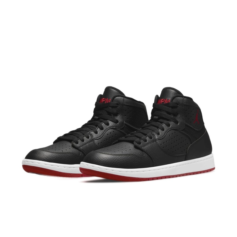 🆕 Nike Air Jordan Access Black Gym Red Men’s Size 9 NIB High Top Sneakers